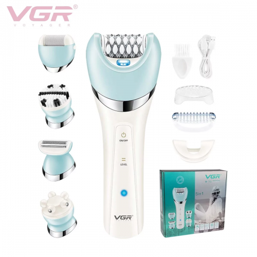 Епілятор бездротовий VGR V-703 USB 5в1 (2328375240) Епілятор бездротовий VGR V-703 USB 5в1 (2328375240)
