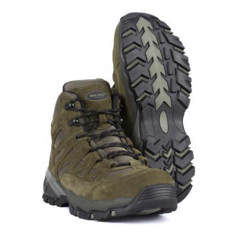 Тактичні черевики Mil-Tec Trooper 12824001 Squad 5 42 Оливковий (1824911092)
