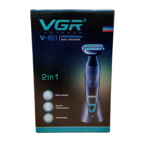 Електробритва чоловіча акумуляторна VGR V-601 IPX4 500mAh 5W Black Електробритва чоловіча акумуляторна VGR V-601 IPX4 500mAh 5W Black