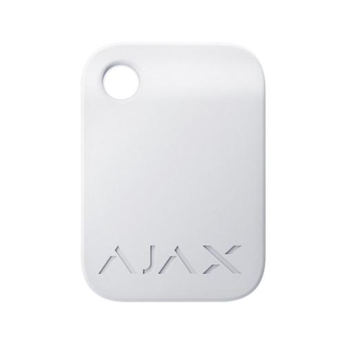 Захищений безконтактний брелок Ajax Tag white для клавіатури KeyPad Plus Захищений безконтактний брелок Ajax Tag white для клавіатури KeyPad Plus
