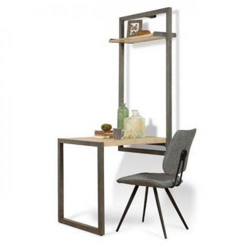 Навісна - настінна полиця у стилі Loft NS-1033 1830x450x800 мм Серый