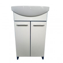 Тумба Mikola-M із умивальником пластикова 2.0 Blue 50 см