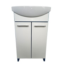 Тумба Mikola-M із умивальником пластикова 2.0 Blue 50 см