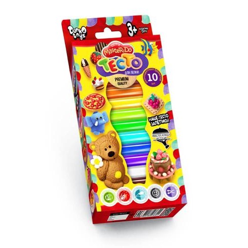 Комплект творчості Тісто для ліплення Master Do 10 кольорів (na.7550DT) Комплект творчості Тісто для ліплення Master Do 10 кольорів (na.7550DT)