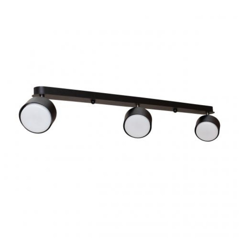 Світильник стельовий MSK Electric Copter спот з трьома поворотними плафонами GX53 NL 80405-3 BK Чорний (619512)