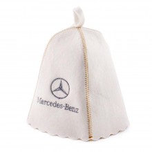 Банна шапка Luxyart Mercedes Білий (LA-445)