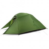 Намет тримісний Naturehike Cloud Up 3 Updated NH18T030-T 20D 300x110x300 см Темно-зелений (2386949246)