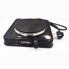Плита електрична одноконфорочна No Brand 1000 Вт Чорний (RSONIC-BLK-0343)