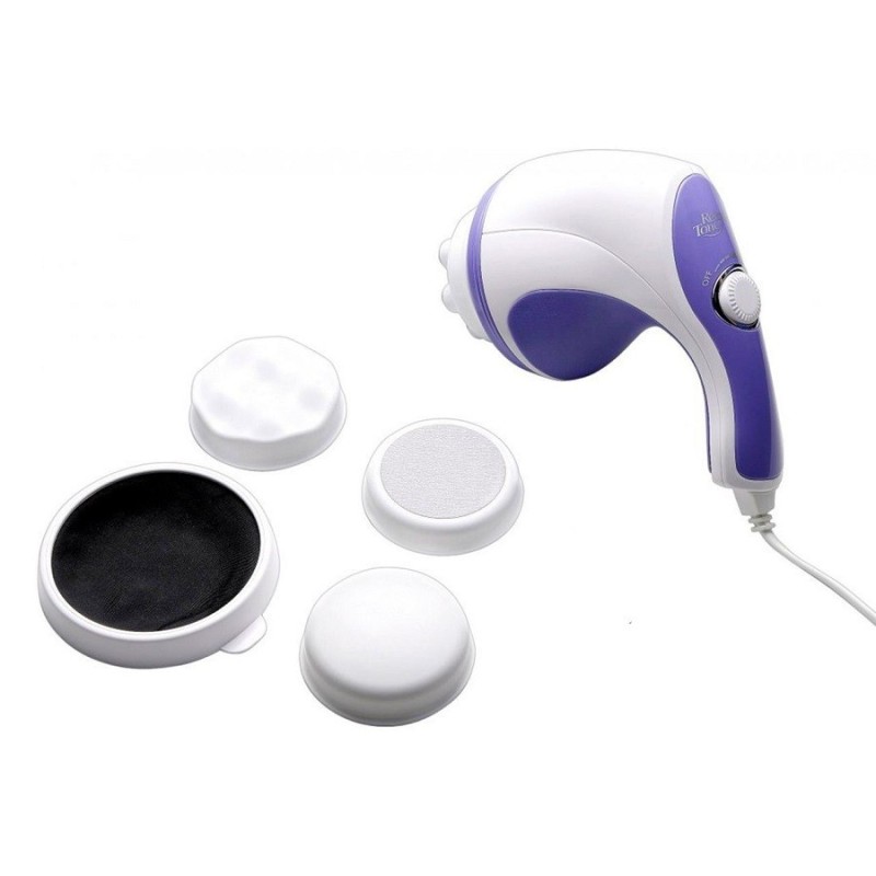 Масажер для тіла Relax&Tone 33х21х11 см Білий з фіолетовим