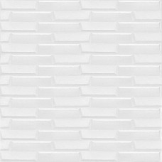 Самоклеюча 3D панель біла кладка Sticker Wall 19600х700х5мм