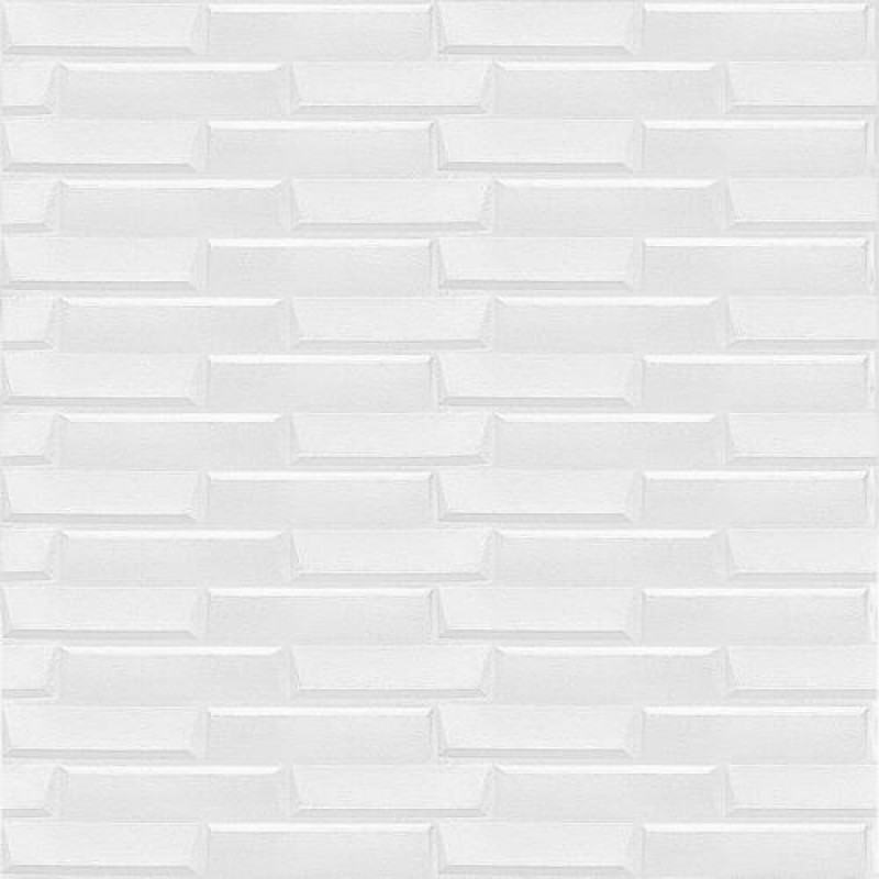 Самоклеюча 3D панель біла кладка Sticker Wall 19600х700х5мм