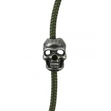 Стопери для шнурка Kombat UK Skull Cord Stoppers 10шт Срібло (1000-kb-scs-slv)