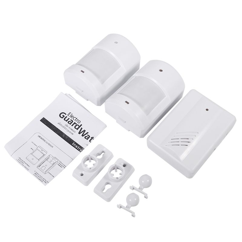 Безпровідний дверний дзвінок з 2-ма датчиками руху - оповіщувач Leshp DD1407-2