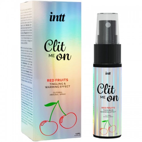 Збуджувальний спрей для клітора Intt Clit Me On Red Fruits Warming Effect 12 мл, зігріваючий ефект в інтернет супермаркеті PbayMarket!