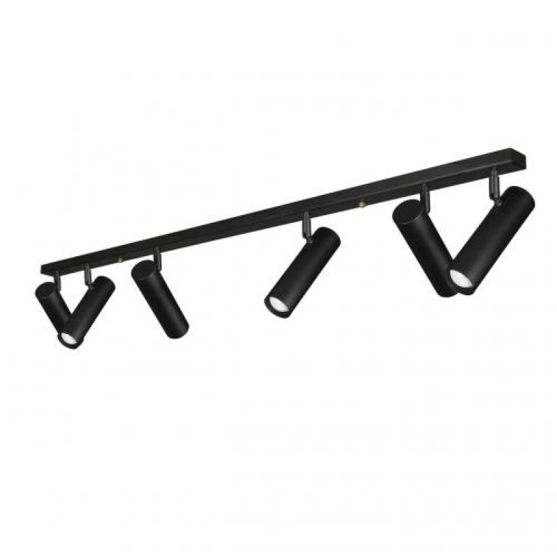 Світильник стельовий MSK Electric Telescope з повертними плафонами NL 22501-6 BK