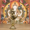 Статуя-масляна лампа Сарасваті (Янгі Лхамо) Kailash Бронза 30 см (26310) в інтернет супермаркеті PbayMarket!