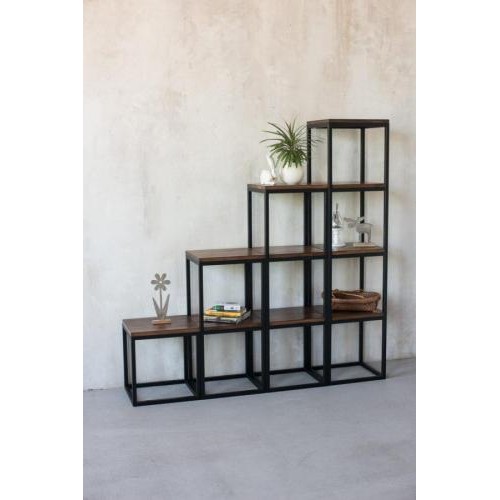 Стелаж GoodsMetall в стилі Лофт 1800х1800х400  Стелаж GoodsMetall в стилі Лофт 1800х1800х400