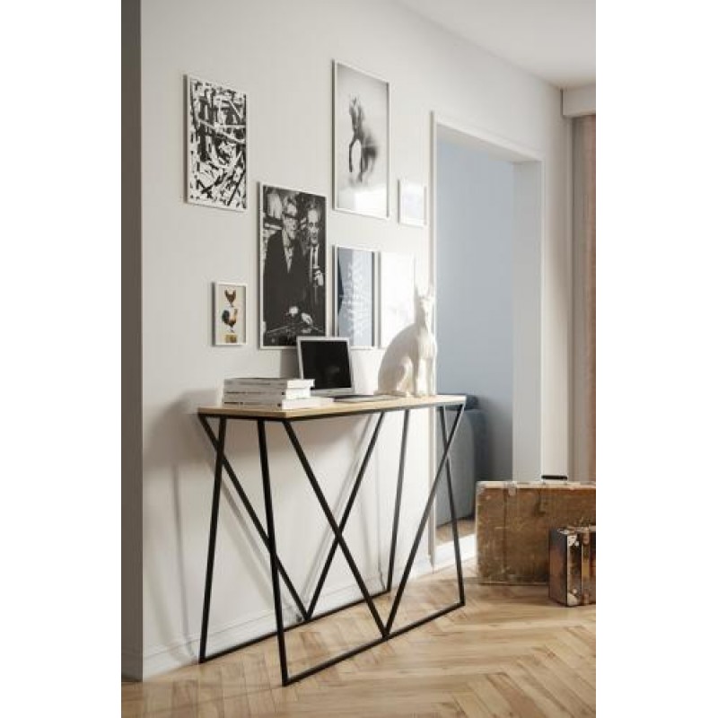 Консоль для дому в стилі Loft NS-394 970x1200x400 мм Белый