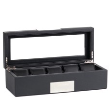 Скринька для зберігання годинників Salvadore PB/3746/5.BL 310х120х92 мм Чорний