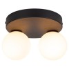 Стельовий світильник TK Lighting Bianca 24x19x15 см Біло-чорний (TK5682)