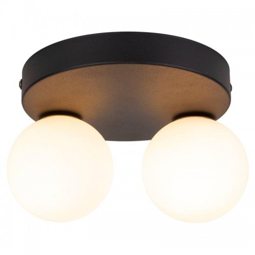 Стельовий світильник TK Lighting Bianca 24x19x15 см Біло-чорний (TK5682) Стельовий світильник TK Lighting Bianca 24x19x15 см Біло-чорний (TK5682)