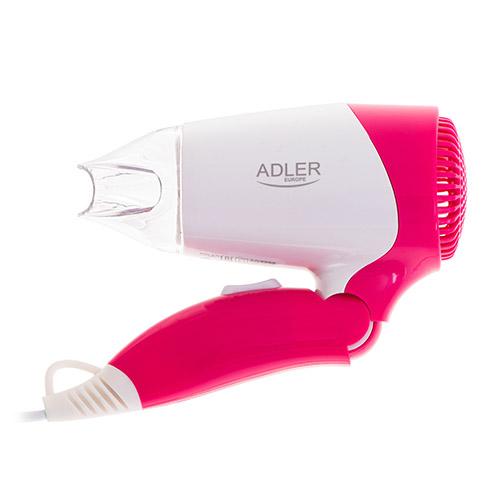 Фен Adler 14,8х17,5х6,5 см Біло-рожевий AD 2259 Фен Adler 14,8х17,5х6,5 см Біло-рожевий AD 2259