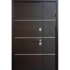 Двері вхідні Ваш Вид Страж Пруф / STRAJ PROOF PartyD Венге-темний 1220х2040х80 Ліве /Праве