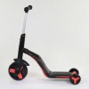 Самокат дитячий 3в1 Best Scooter з PU колесами (світло+музика) - Red (80454)