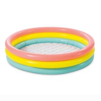 Дитячий надувний басейн Intex 57412 «Веселка», 114 х 25 см
