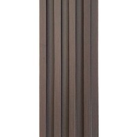 Декоративна стінова рейка Sticker Wall WPC 160x3000x23 мм Горіховий (SW-00001535)