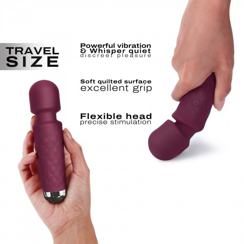 Мінівібромасажер Dorcel Wand Mini Wanderful Plum в інтернет супермаркеті PbayMarket!