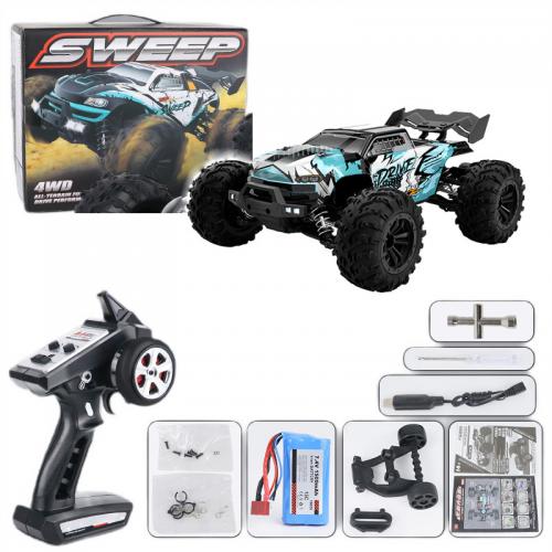 Радіокерована машина WL Toys Conquer RC монстр-трак 4х4 70км/год 1/16 Синій (16101PROZ) Радіокерована машина WL Toys Conquer RC монстр-трак 4х4 70км/год 1/16 Синій (16101PROZ)