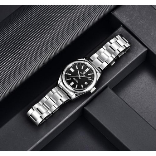 Наручний годинник Benyar Automatic 10 BAR Сріблястий (2783) Наручний годинник Benyar Automatic 10 BAR Сріблястий (2783)