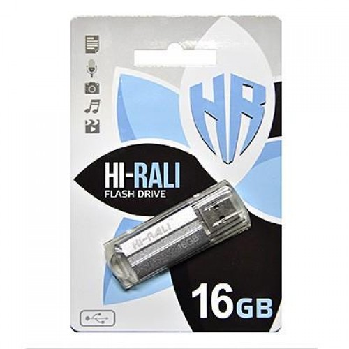 Флеш-накопичувач USB 16GB Hi-Rali Corsair Series Silver (HI-16GBCORSL) в інтернет супермаркеті PbayMarket!