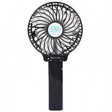 Портативний ручний вентилятор handy mini fan з акумулятором 18650, чорний