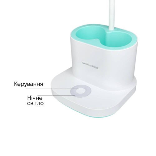 Настільна лампа Weidasi WD-6078 9W 449lm 4159K USB 5V White Настільна лампа Weidasi WD-6078 9W 449lm 4159K USB 5V White