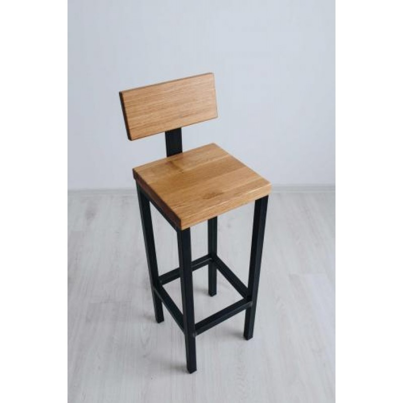 Барний стілець у стилі Loft NS-187 1280x380x380 мм Черный