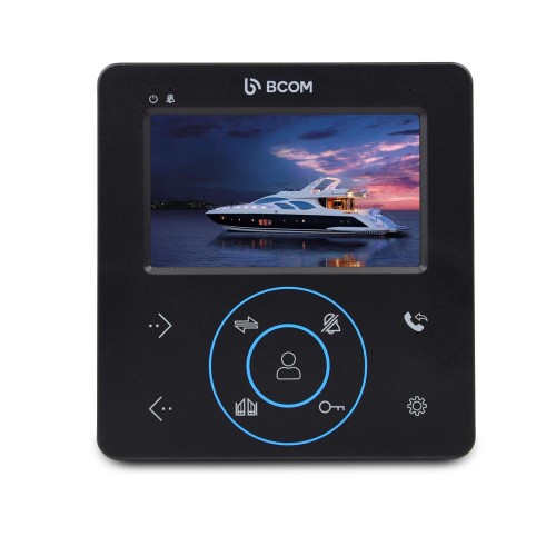 Комплект відеодомофону BCOM BD-480M Black Kit: відеодомофон 4