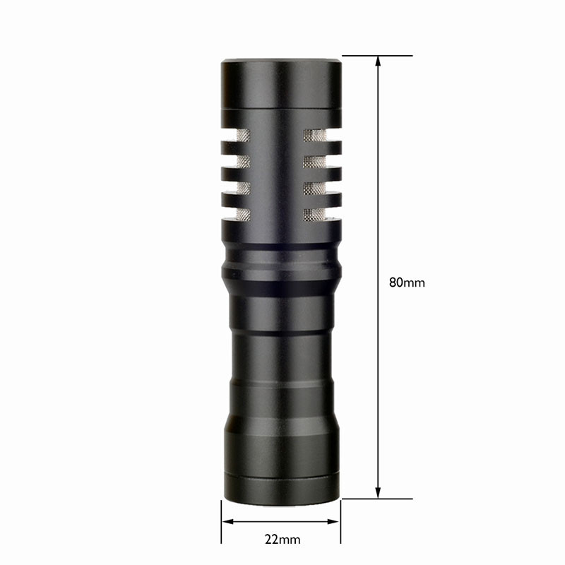 Направлений мікрофон для телефону, камери, фотоаппарату Savetek М100, кардіоїдний, з вітрозахистом