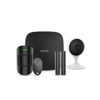 Комплект бездротової сигналізації Ajax StarterKit black + IP-відеокамера 2 Мп IMOU Cue 2 (IPC-C22EP-A) з Wi-Fi Комплект бездротової сигналізації Ajax StarterKit black + IP-відеокамера 2 Мп IMOU Cue 2 (IPC-C22EP-A) з Wi-Fi