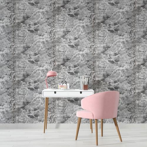 Самоклеюча 3D панель під у рулоні Sticker Wall SW-00001196 19600x700x3 мм Чорний мармур (R061-3-20) Самоклеюча 3D панель під у рулоні Sticker Wall SW-00001196 19600x700x3 мм Чорний мармур (R061-3-20)