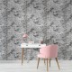 Самоклеюча 3D панель під у рулоні Sticker Wall SW-00001196 19600x700x3 мм Чорний мармур (R061-3-20)