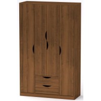 Шафа для речей Любов Компанит Горіх екко (120х44,8х195 см) Шафа для речей Любов Компанит Горіх екко (120х44,8х195 см)
