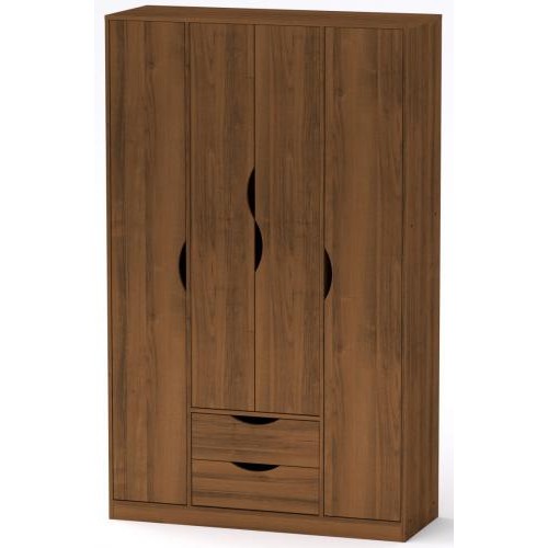 Шафа для речей Любов Компанит Горіх екко (120х44,8х195 см) Шафа для речей Любов Компанит Горіх екко (120х44,8х195 см)