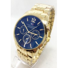 Наручний годинник чоловічий Clockhouse Tommy Hilfiger Золотистий (IBW743YB)