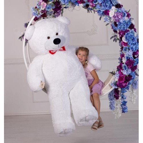 Плюшевий ведмедик Mister Medved Форрест 200 см Білий (015) Плюшевий ведмедик Mister Medved Форрест 200 см Білий (015)
