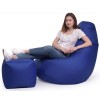 Крісло Мішок Груша Оксфорд 150х100 Студія Комфорту Великий синій