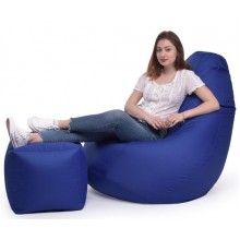 Крісло Мішок Груша Оксфорд 150х100 Студія Комфорту Великий синій
