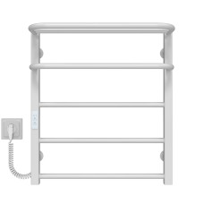 Рушникосушарка електрична Lux Hotel П5 500х600 Deffi Білий WD04 (A.LH.60.50.5.E.W.L.4)