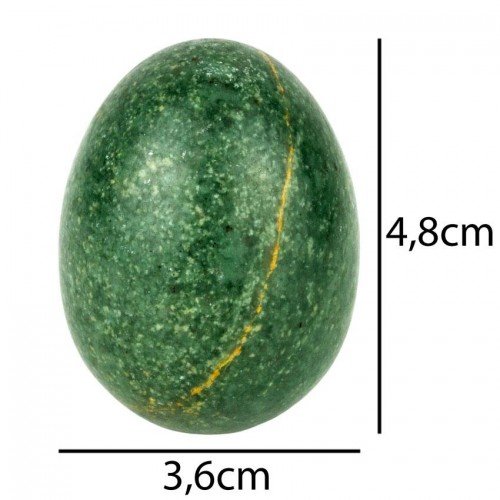 Фігурка Яйце Натуральний Камінь 4,8х3,6х3,6 см Зелений (13095) в інтернет супермаркеті PbayMarket!